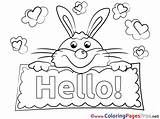 Hello Coloring Pages  Vrogueco sketch template