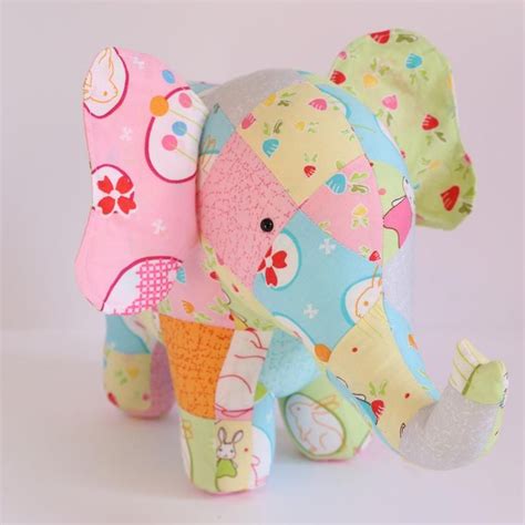 Elephant Sewing Pattern, Elephant Pattern, Instant Download, Stuffed Animal, Stuffed Toy Pattern ...