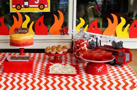 Amazing Fire Truck Themed Kids’ Birthday Party | Kidsomania