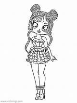 OMG Doll Coloring Pages From LOL Surprise Dolls  XColoringscom sketch template