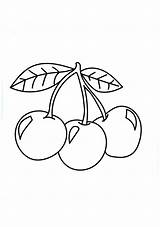 The Cherries Coloring Page  Free Printable Pages For Kids sketch template