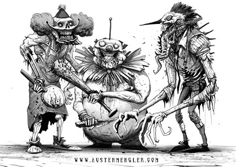 Scary Sketches — The Art of Austen Mengler