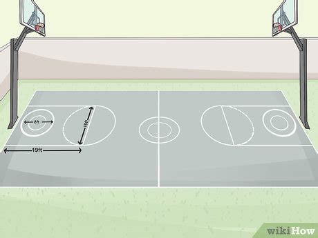 simple basketball court drawing - continuouslineartillustrations