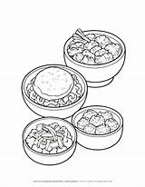 Engage Kids With Chinese Food Coloring Page For Cultural Learning sketch template