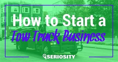 How to Start a Tow Truck Business