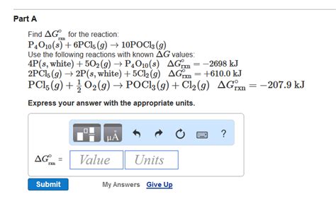 Solved Find delta G^o _rxn for the reaction: Use the | Chegg.com