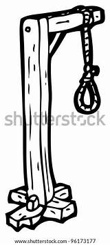 Hangmans Noose Cartoon Stock Illustration 96173177  Shutterstock sketch template