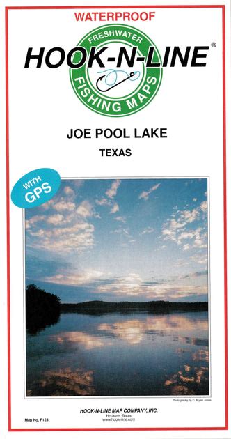 Joe Pool Lake Fishing Map – Texas Map Store