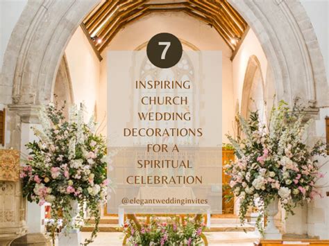 Inspiring Church Wedding Decorations for a Spiritual Celebration ...