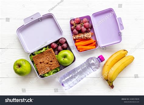 Kid School Lunch Box Set Fruits Stock Photo 2248570839 | Shutterstock