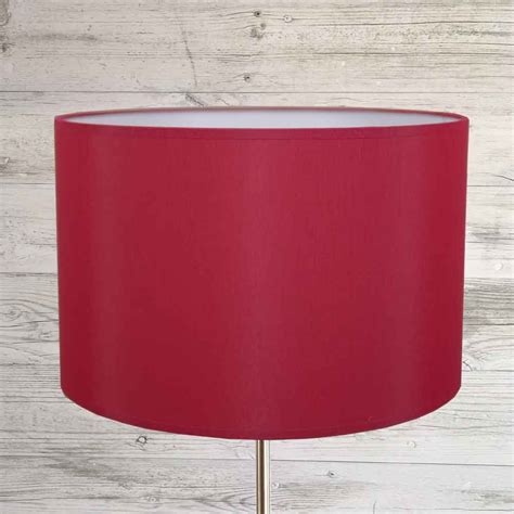 Red Table Lamp Shade with matching taped edge - Imperial Lighting