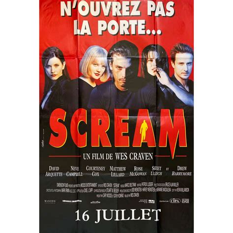 SCREAM French Movie Poster - 47x69 in. - 1996