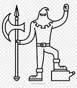 Executioner Coloring Page Clipart 4993550  PikPng sketch template