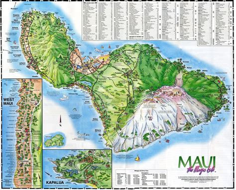 Maui Map Printable