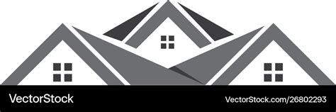 Property and construction logo design home Vector Image