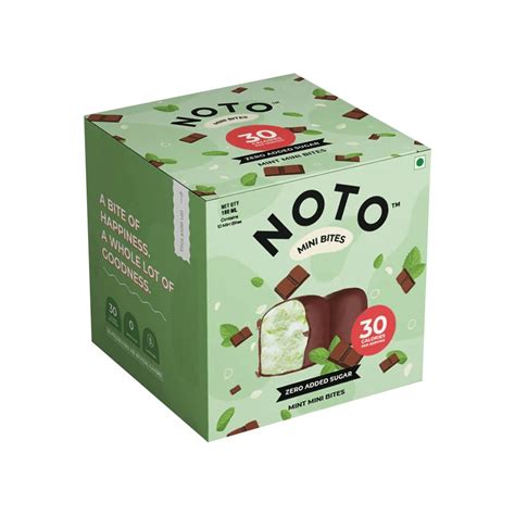 Noto Mint Ice Cream Bites Price - Buy Online at ₹287 in India