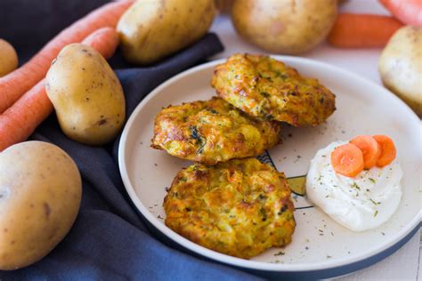 Gemüse-Kartoffel Taler - Leckeres Rezept Für Kinder bei Schnelles Mittagessen Für Schulkinder ...