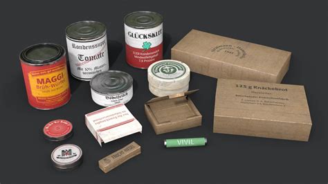 German Combat Ration WWII 3D Model By KangaroOz 3D | lupon.gov.ph