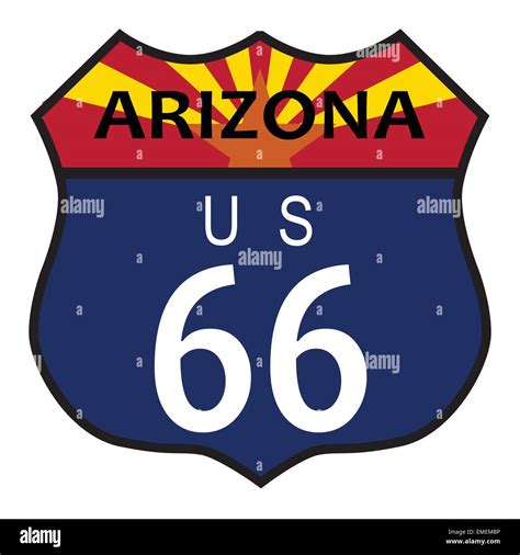 Route 66 Arizona Stock Vector Image & Art - Alamy