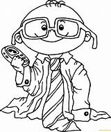 Funny Little Boy Coloring Page  Free Printable Pages sketch template