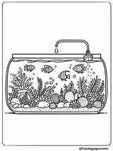 12 Fish Bowl Coloring Pages  Free Printable PDFs sketch template
