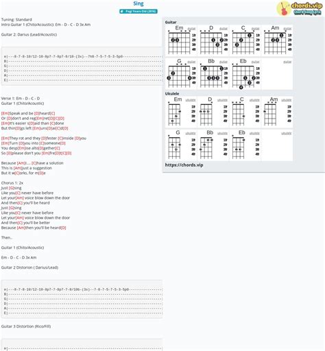 Chord: Sing - Parokya ni Edgar,Parokya Ni Edgar - tab, song lyric, sheet, guitar, ukulele ...
