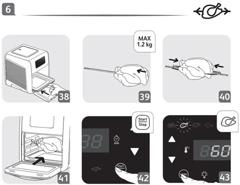 Tefal FW5018 Easy Fry Oven & Grill 9-in-1 Hot Air Fryer User Guide