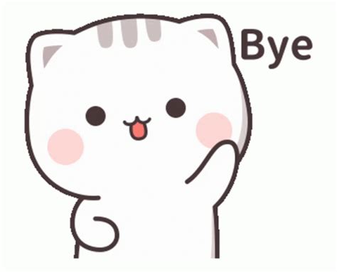 Wave Bye Sticker - Wave Bye Goodbye - Discover & Share GIFs in 2022 | Cutie cat-chan, Cute anime ...