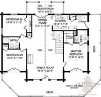 Robertson - Plans & Information | Southland Log Homes