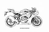 2023 Honda CBR1000RR ABS ArtworkColoring PageColoring Book Drawing By  sketch template