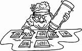 Bingo Coloring Page  Wecoloringpagecom sketch template