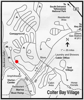 Colter Bay Village Map