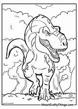 Tyrannosaurus Rex Coloring Sheet sketch template