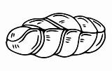 Challah Bread Page Coloring Pages sketch template