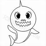 17 Free Baby Shark Coloring Pages Printable sketch template