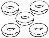 Donut Coloring Pages  Best For Kids sketch template