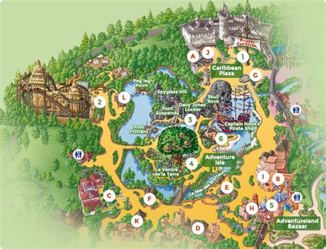 Map of Adventureland — DLP Guide • Disneyland Paris Guidebook