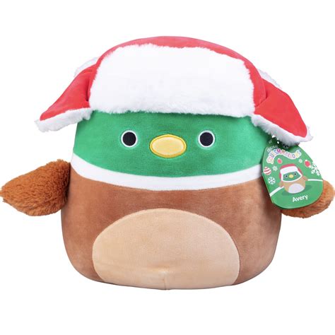 Squishmallow 10" Avery The Mallard Plush - Official Kellytoy Christmas ...