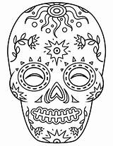 Sugar Skull coloring Page  Free Printable Coloring Pages sketch template