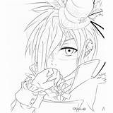 Black Butler Coloring Pages Grell Sutcliff And Bard  XColoringscom sketch template