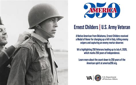 America250: Army Veteran Ernest Childers - VA News