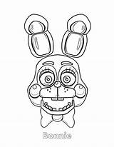 Bonnie And Freddy 5 Nights At Freddys Coloring Page  Free Printable sketch template
