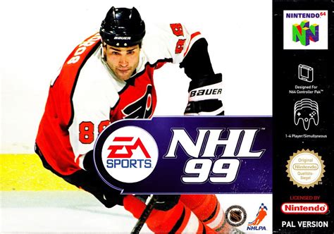 NHL 99 (1998) Nintendo 64 box cover art - MobyGames