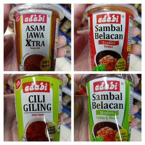 🔥 POST EVERYDAY 🔥 ADABI SAMBAL BELACAN/ ASAM JAWA/ PASTE CHILI | Shopee Malaysia