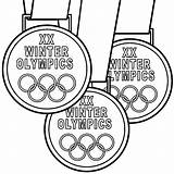 Olympic Medals Coloring Pages sketch template