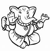 Hinduism Coloring Page sketch template