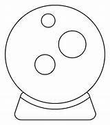 Crystal Ball Emoji coloring Page  ColouringPages sketch template
