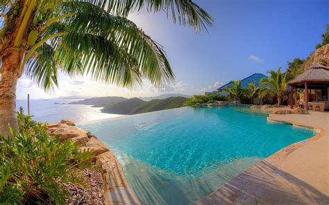 Nature, Landscape, Resort, Swimming Pool, Palm Trees, Sea, Tropical, Summer, Vacations, Water ...