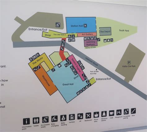 Plan of the National Railway Museum © Pauline E :: Geograph Britain and Ireland