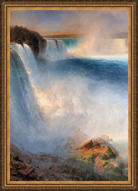 Frederic Edwin Church Niagara Falls 1867 A4 Reproduction - Etsy UK